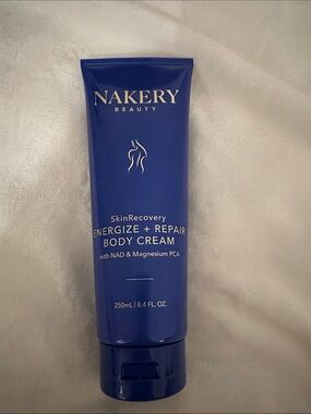 NEW Nakery Beauty Energize + Repair Body Cream with NAD and Magnesium PCA